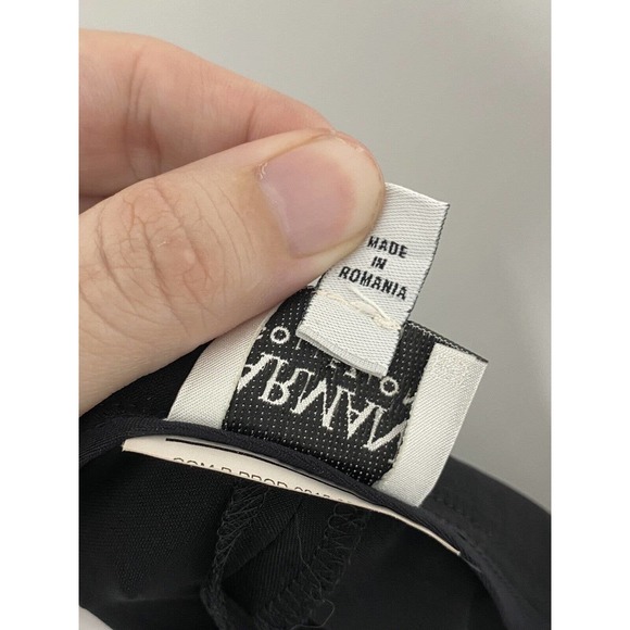 Armani Collezioni Women’s Black Wide Leg Crepe Dress Pants Size 10 - Picture 4 of 5